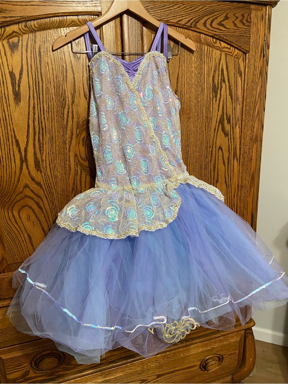 Weissman Blue Adult Medium Dance Ballet Princess Tutu Costume Dress